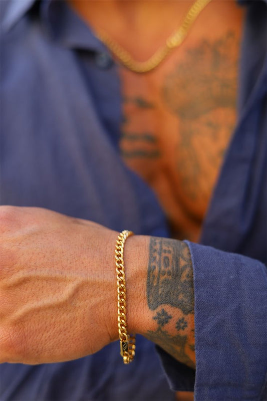 Chain & Bracelet Combo for Men & Boys | Fashion Bracelet | Accessories Jewellery | Birthday & Anniversary Gift