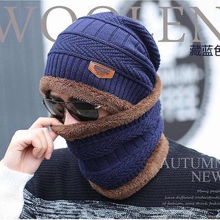 Winters Cap & Muffler for Men, Women & Kids