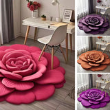 Floral Plush Diatomaceous Earth Floor Mat