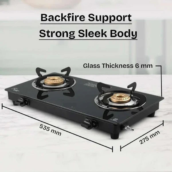 Burner Manual Compact With Toughened Glass Gas | 99store – Gadget