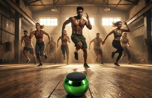 Premium Mini Steel Wireless Speaker with Powerful Surround Sound