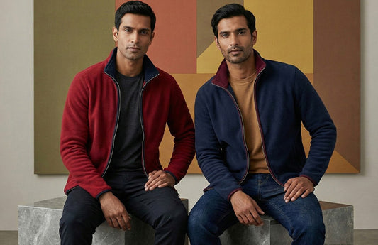 Men’s Warm Fleece Zipper Jacket Choose any One color